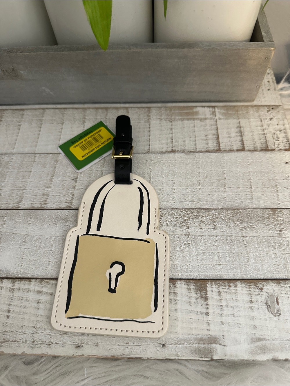 Nwt Kate spade luggage tag